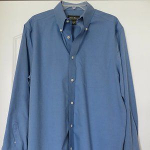 Eddie Bauer Wrinkle-Resistant Dress Shirt 100% Cotton - M